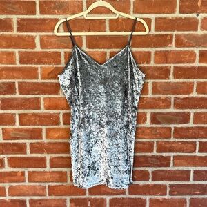 French Connection mini velvet dress